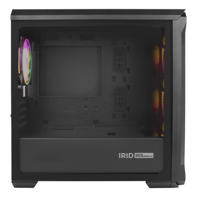 48. NATEC Genesis Irid 503 ARGB NPC-1559 Case (Micro ATX. Mini ITX; Black)