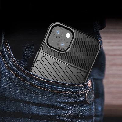 10. Thunder Case Flexible Tough Rugged Cover TPU Case for iPhone 13 mini green