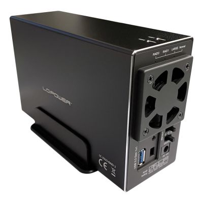 4. LC-Power LC-35U3-RAID-2 Hard Drive Enclosure HDD Case Black 3.5"