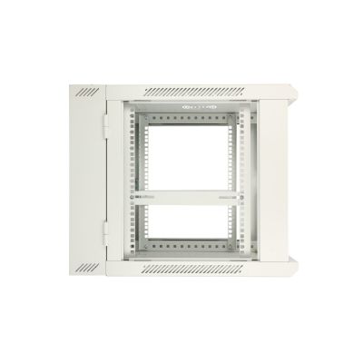 10. Extralink 12U 600x600 AZH Gray Rack Cabinet, Wall-Mounted, Two-Section