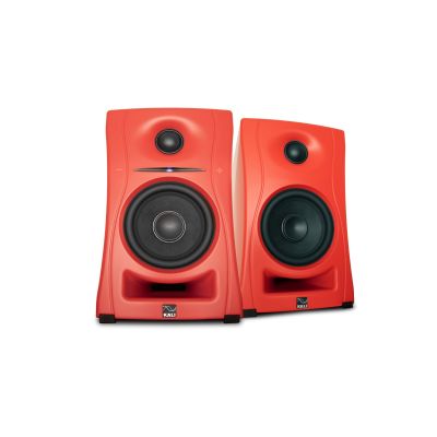 16. KALI AUDIOLP-UNF-R - Pair of Bluetooth monitor speakers. Multimedia speakers, red.