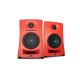 16. KALI AUDIOLP-UNF-R - Pair of Bluetooth monitor speakers. Multimedia speakers, red.