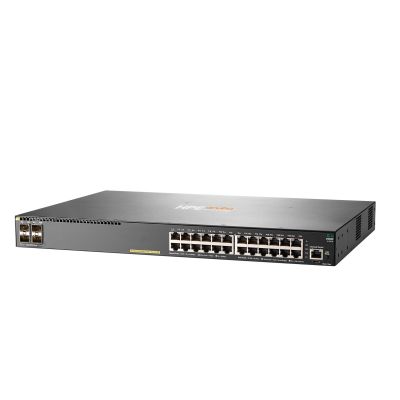 2. Aruba 2930F 24G PoE+ 4SFP Managed L3 Gigabit Ethernet (10/100/1000) PoE Support 1U Gray
