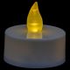 3. SET OF 4 TEA LIGHT LED TIMER CANDLES WHITE