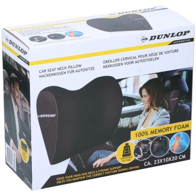 9. DUNLOP HEADREST TRAVEL PILLOW