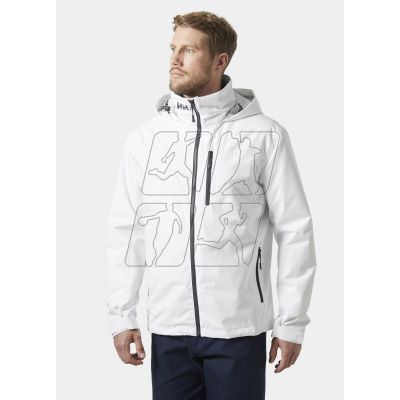 7. Helly Hansen Crew Hooded Midlayer Jacket M 2 34442 001