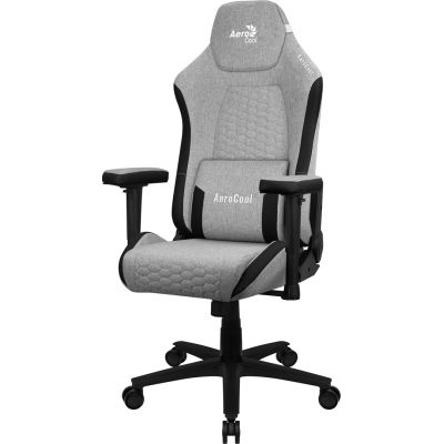 3. AEROCOOL CROWN AeroWeave Ash Gray armchair