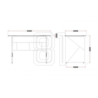6. Huzaro Hero 1.6 White Gaming Desk