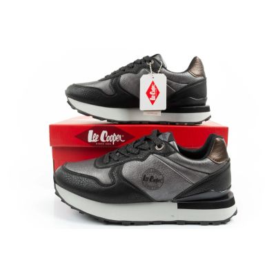 10. Lee Cooper sports shoes sneakers women's fashionable comfortable durable gray black