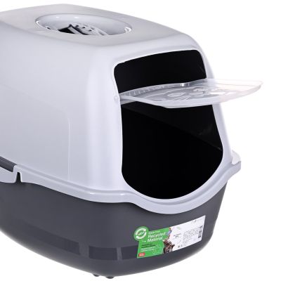 4. DIAMENTIQ BAYA litter box light gray/dark gray - cat litter box