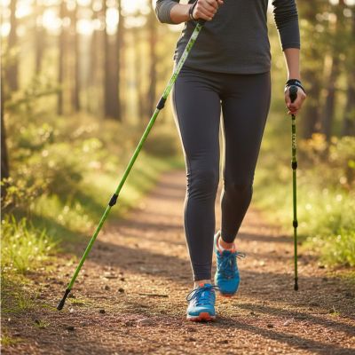 18. NORDIC WALKING TRAVEL POLES IN ENERO CASE