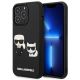 Karl Lagerfeld KLHCP13L3DRKCK iPhone 13 Pro / 13 6.1" black/black hardcase Karl&Choupette Ikonik 3D