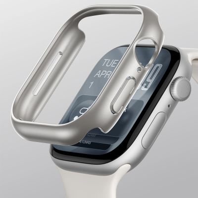 9. AmazingThing Minimal Protective Case for Apple Watch Series 11 46mm - Silver