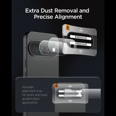 8. Spigen Optik Pro HD 2-Pack Tempered Glass Lens Screen Protector for Google Pixel 11