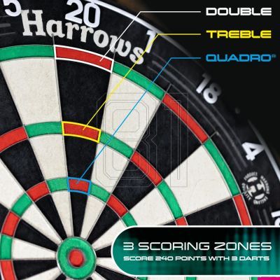 9. Harrows Quadro 240 Shield HS-TNK-000017402