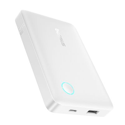 2. Baseus EnerFill FP11 10000mAh 15W Power Bank with White USB-C Cable 20V/3A 30cm - White