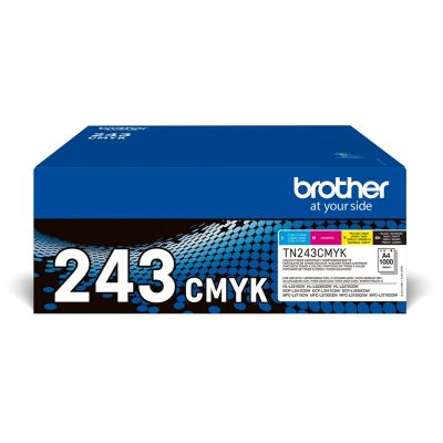 8. Brother toner kit TN243CMYK=TN-243CMYK, 1000 pages
