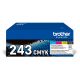 8. Brother toner kit TN243CMYK=TN-243CMYK, 1000 pages