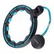 HHM17 HULA HOP BLACK/TURQUOISE WITH MAGNETS AND WEIGHT + HMS COUNTER