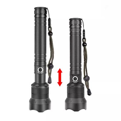 3. Wozinsky WLT-20W tactical flashlight 20 W 2000 lm CREE diodes IP65 with adjustable beam - black