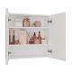 4. POLA BATHROOM CABINET 2 DOORS MIRROR WHITE