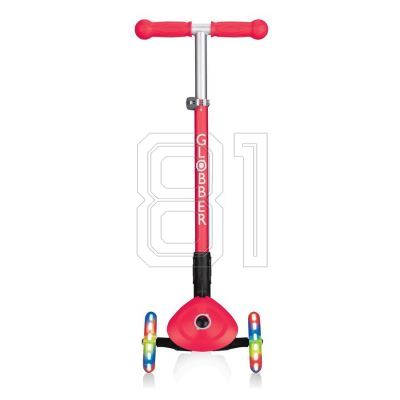 7. Globber Primo Foldable Lights 3-Wheel Scooter 432-102-2 New Red