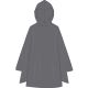 2. BICYCLE RAIN PONCHO FOR ADULTS 100x130x1CM PE 135GR DUNLOP - GRAY