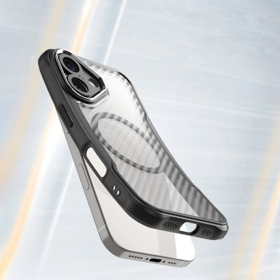 4. Leading Series MagSafe Silicone Case for iPhone 16 Plus - Black