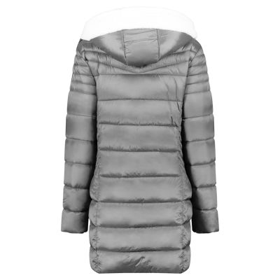 4. Women’s parka Geographical Norway CARENNE LGREY DB LADY 0116 (WZ5513F/GN-LIGHT GREY)