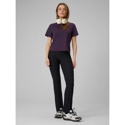 3. Women's regular plain T-shirt 4F 4FRAW25TTSHF3625-50S
