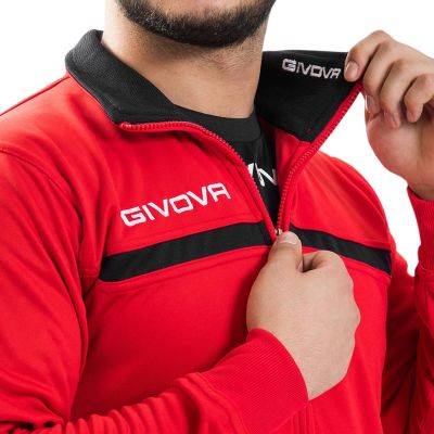9. Givova Tuta Givova One M TT012 1210 tracksuit red/black