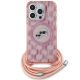 2. Karl Lagerfeld IML Crossbody Monogram Karl & Choupette Head MagSafe Case for iPhone 15 Pro Max - Pink