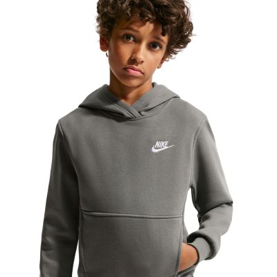 3. Nike Sportswear Club Fleece Kids' Sweatshirt Gray FD3000 289