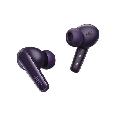 8. QCY T13X In-Ear Headphones with ENC IPX5 Bluetooth 5.3 - White