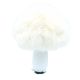 DECORATIVE MUSHROOM HANGING ORNAMENT 8x12CM ECRU