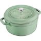 7. STAUB 40508-706-0 round cast iron pot - 5.2 l mint