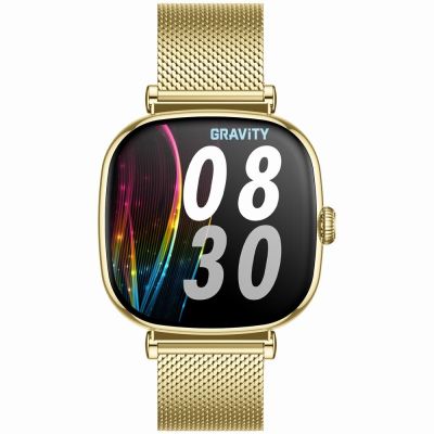 8. Smartwatch Gravity Gold Bracelet + Strap GT32-1