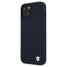 BMW Silicone Signature Case for iPhone 13 mini - Navy Blue