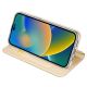 4. Dux Ducis Skin Pro Holster Flip Cover for iPhone 14 Pro Max gold