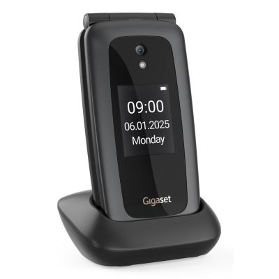 5. Gigaset GL795 7.11 cm (2.8") 142 g Black Phone for seniors