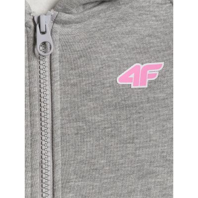 8. Girls’ Regular-Fit Hooded Sweatshirt 4F 4FJRSS26TSWSF2811-25M