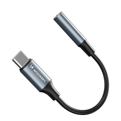 4. Wozinsky WACM-01 USB-C Adapter - 3.5mm Mini Jack - Black