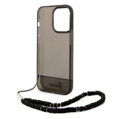 6. Guess GUHCP14XHGCOHK iPhone 14 Pro Max 6,7 "black / black hardcase Translucent Pearl Strap