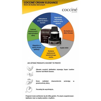 4. CREAM ELEGANCE Coccine Medium Brown Shoe Care Cream