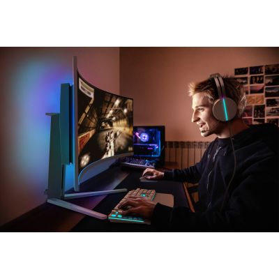 55. Philips Evnia 8000 49M2C8900L/00 computer monitor 124.2 cm (48.9") 5120 x 1440 px Dual QHD QD-OLED White