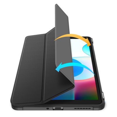 9. Dux Ducis Toby Armored Flip Smart Case for Realme Pad Mini black