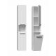 3. Bathroom cabinet NEL III 31x30xH174 matt white
