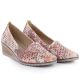 4. Women's openwork wedge shoes, multicolored, Potocki SZ12306