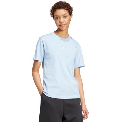 4. adidas Essentials Small Logo Women's T-Shirt Light Blue JY4962