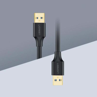 9. Ugreen US128 10370 USB-A 3.0 / USB-A 3.0 5Gb/s cable 1m - black